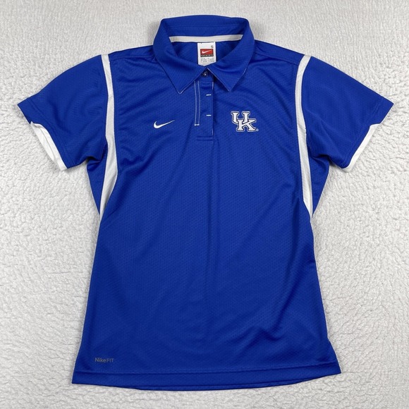 Kentucky‎ Wildcats Polo Shirt Womens Small Nike Team Basketball Football Golfer - Picture 1 of 14